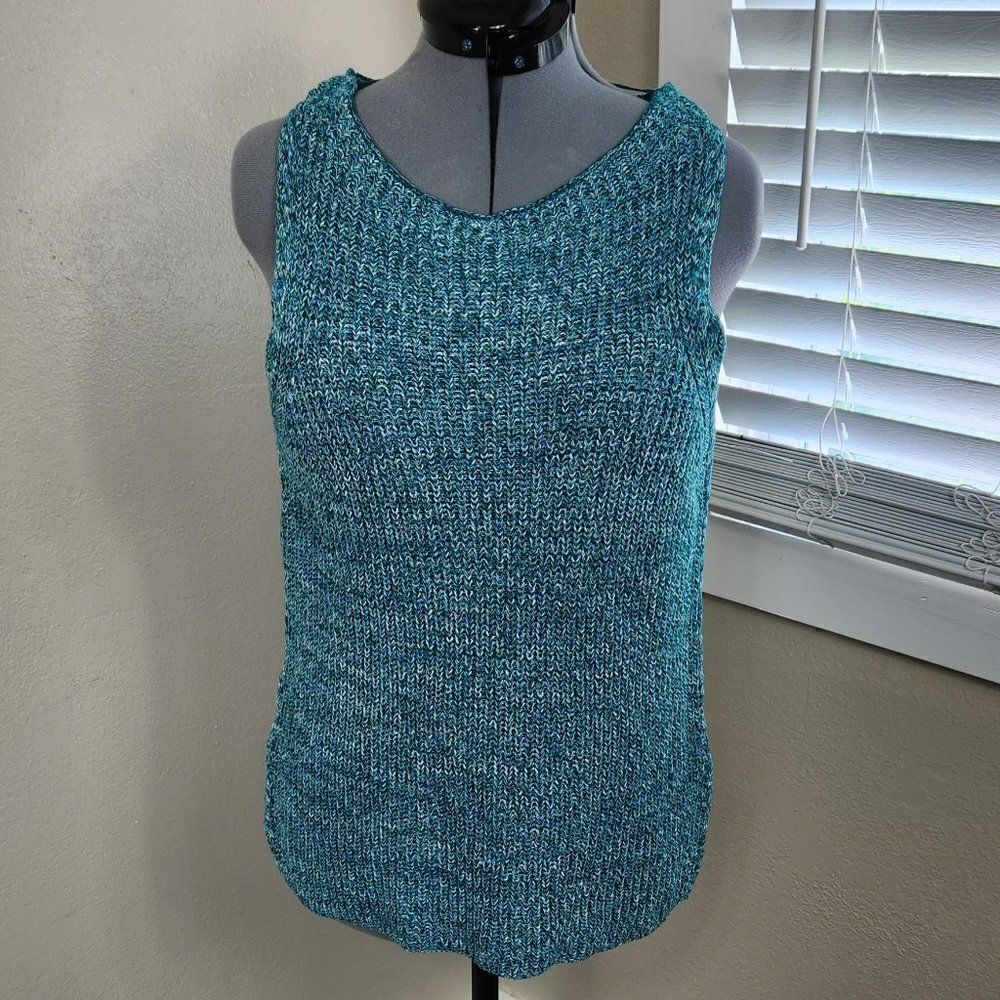 Cupio Top Sweater Tank Top Teal Size XL NWT